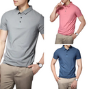 KIT com 3 Camisetas Masculina Anti Amassado, Anti Odor e Ultra Confortável